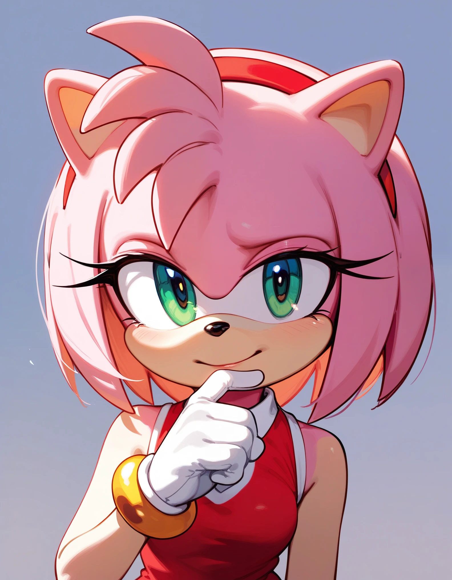 , score_9,score_8_up,score_7_up, source_cartoon, source_furry, amy rose from sonic series