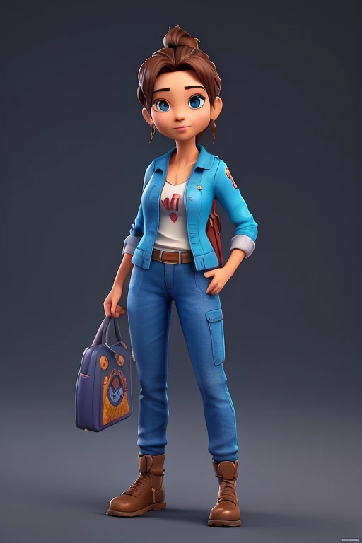um close up de uma estatueta de uma mulher em um traje, a 3D rendering of Jason Chan, vencedor do concurso central zbrush, arte digital, personagem 3D art, Personagem 3D, personagem 3D, personagem 3D render, High detail iconic character, design de personagens de alta qualidade, Personagem 3D realistic, para alugar artista 3d, personagem pequeno. motor irreal 5
