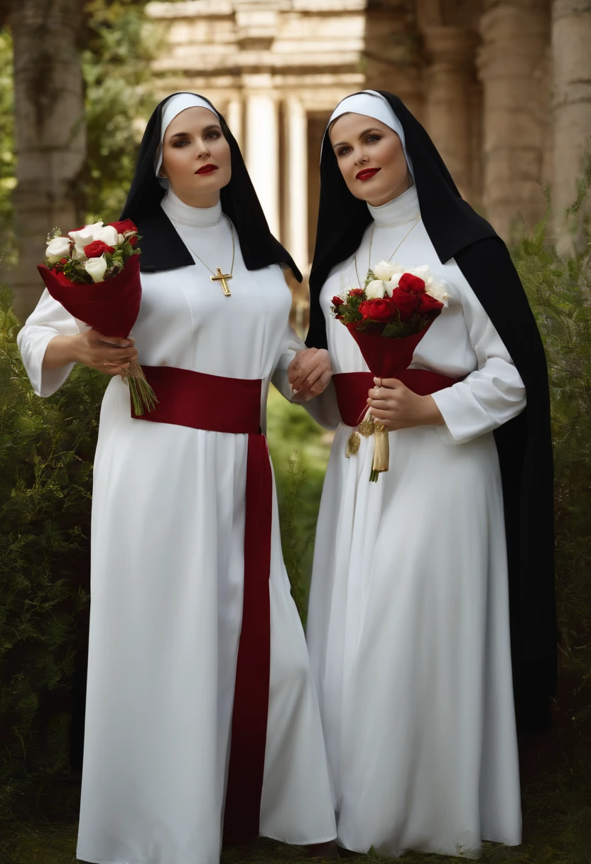 Sexy lesbian Catholic nuns lingerie