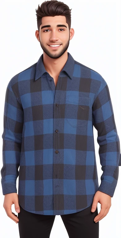 um jovem incrivelmente bonito e quente de 30 anos com cabelos castanhos escuros curtos e olhos castanhos claros, angular jaw, face da caixa, medium beard, alto e magro, vestindo uma camisa, colete de cabedal, jeans & Botas. dark gray background and studio lighting, Yearbook pose, close-up do personagem, retrato headshot do personagem, close-up do personagem.