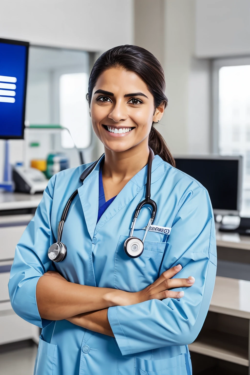 imagens de varios medicos no hospital