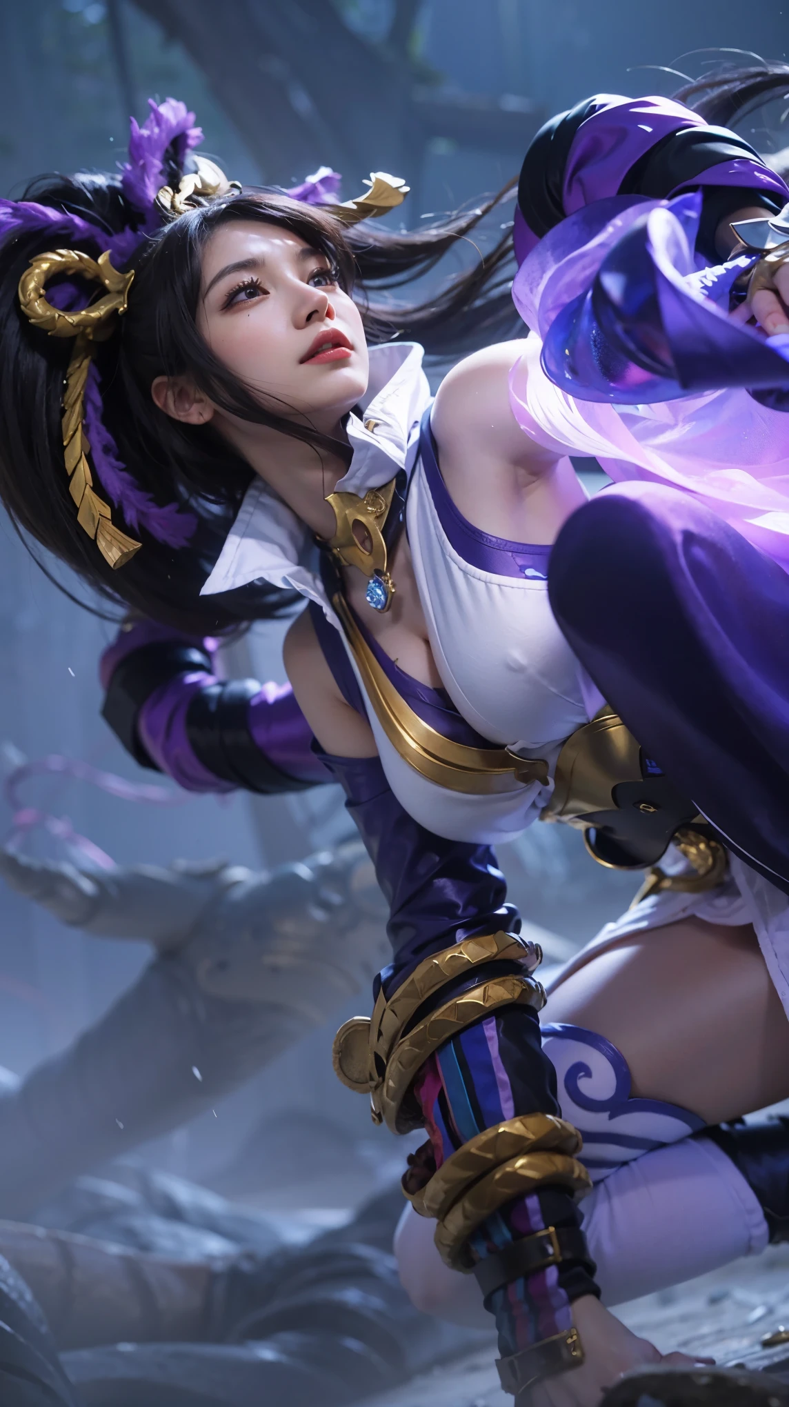a close up of a 4 girls ,blonde hair , big booobs , shadowbringers cinematic, 4 k detail fantasy, a beautiful fantasy empress, game cg, xianxia fantasy, xianxia hero, 2. 5 d cgi anime fantasy artwork, cinematic goddess close shot, ruan jia and artgerm, wow 4 k detail fantasy, hyperdetailed fantasy character