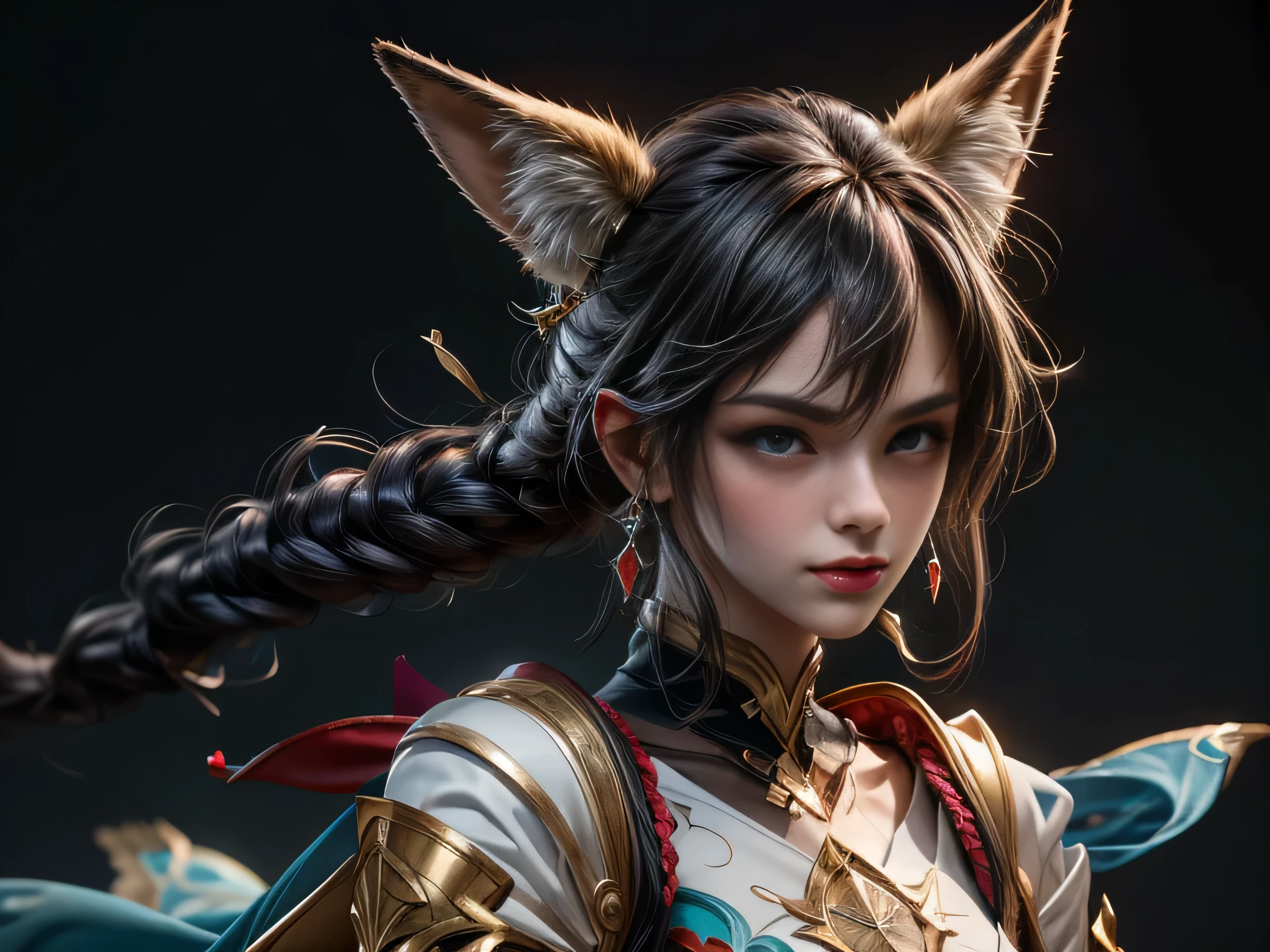(Best quality, 8K, masterpiece, HDR, soft lighting, perfect image, realistic, Bright), a guy and a fox girl play Go against the backdrop of a mountain waterfall, landscape with a mountain waterfall in the background, sitting foxes guy and girl behind a goban (Go board), [(handsome man, he has beautiful blue eyes and a kind smile, black hair, naked torso with developed body, (Beautiful fox girl with green eyes, red hair, innocent expression)], (Fantasy ultra high quality art, latest fantasy), masterpiece, Ultra high quality male and female character designs, anime art with 8k development, realistic anime art, wallpaper illustrations of the highest quality, complex ultra high quality accurate faces of male and female characters, high quality design and precision physics (ultra high quality fantasy style)), art, dark fantasy)) Style), Masterpieceы, super quality characters, resolution anime - 8k, realistic anime art, highest quality wallpaper illustration, Ultra-high facial detail, high-quality design and physics accuracy), by color, depth of field, to the shadows, ray tracing, high quality and production of computer wallpapers in 8K resolution. (Accurate simulation of the interaction of light and material)], [Carefully detailed hair [Read more about beautiful and shiny hair]], (Perfectly detailed hands [perfect fingers [Beautiful nails]], (perfect anatomy (perfect proportions)) [[ Look at full growth]], [Ideal color coordination (Accurate simulation of the interaction of light and material)], [art, conveying the meaning of history], [game in Go]