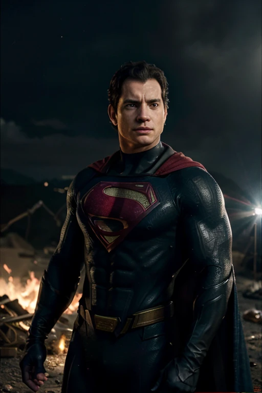 arafed image of a man in a Super homen costume standing in front of a hole, Super homen, sem texto, Harry Cavill, Henry Cavill!!!, Henry Cavill, Henry Cavill as batman, dwayne johnson as Super homen, Super homen pose, por Zack Snyder, de arte, Super homen costume, justin hartley as Super homen, tom hanks as Super homen, poster photo, inspired por Zack Snyder