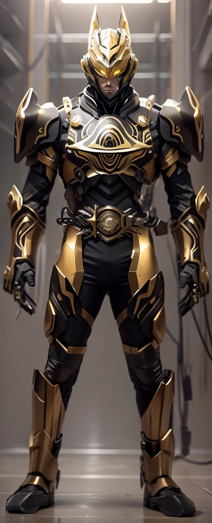 Change to black and gold,Mainly black,Highlight the mechanical feel of the armor