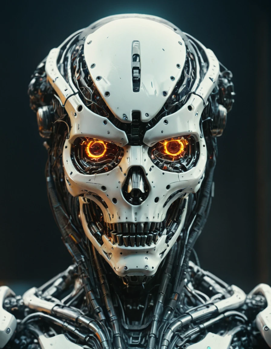 cyberpunk cybernetic revolutionaries, futuristic flame suit, flaming guns on hands, complex intricate robot body, highly detailed, photorealistic, 8k, cinematic lighting, dramatic, neon colors, moody atmosphere, science fiction, concept art style