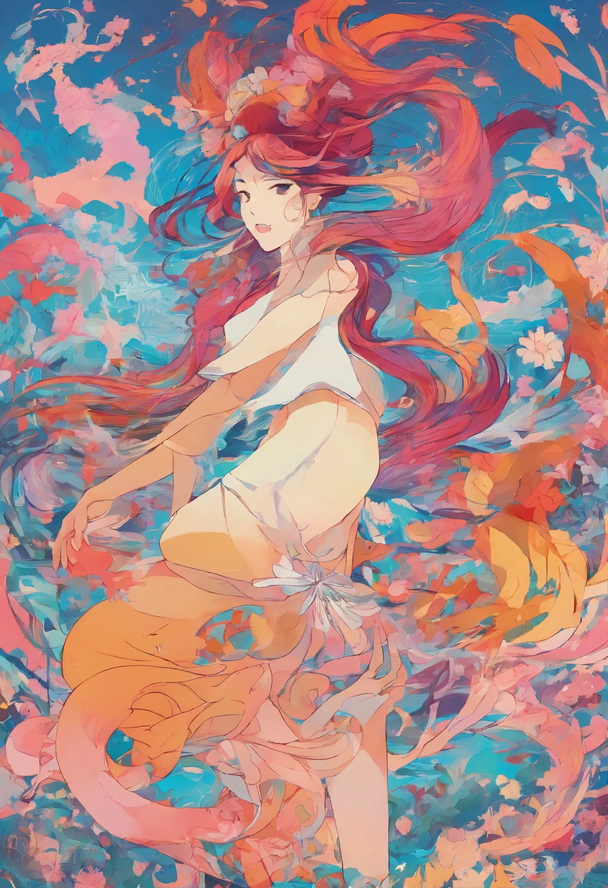 Una chica mitad vaca siendo violada por varios toros