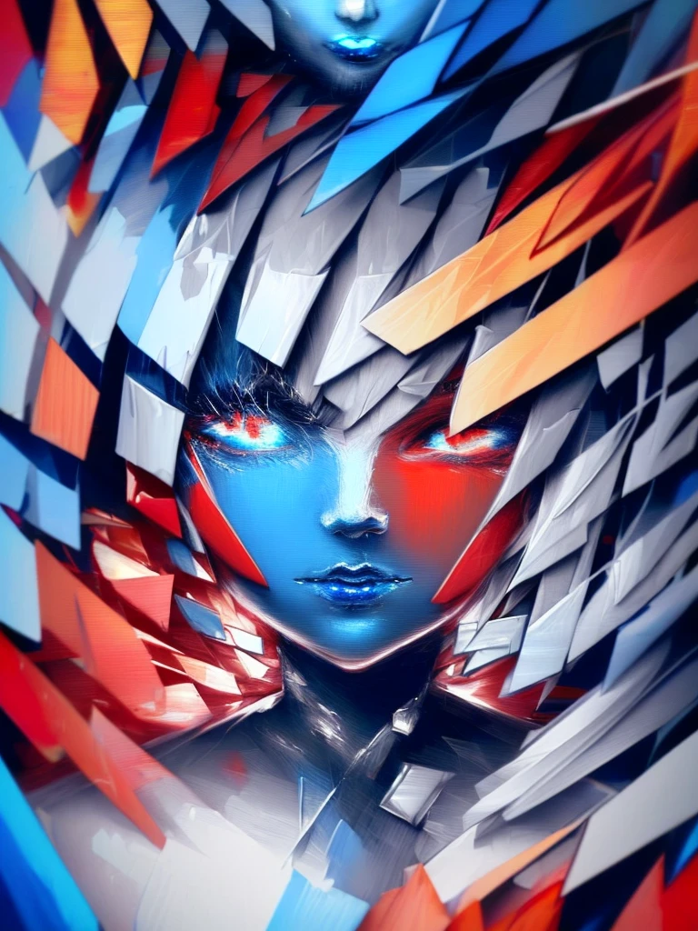 Complex writing、(Masterpiece:1.6)、((((Close-up of a person with red and blue background:1.6), portrait of a cosmic entity, strange portrait with galaxy, in the astral plane ))), (Detailed eyes, Eyes Like Gems, Sparkling eyes:1.3)、astral appearance, galactic dmt entity, nebula aura surrounding subject, glowing black aura, cosmic entity, galactic entity, galactic deity, cosmic horror entity, high quality astral、projection rendering, portrait of a cosmic god, astral ethereal