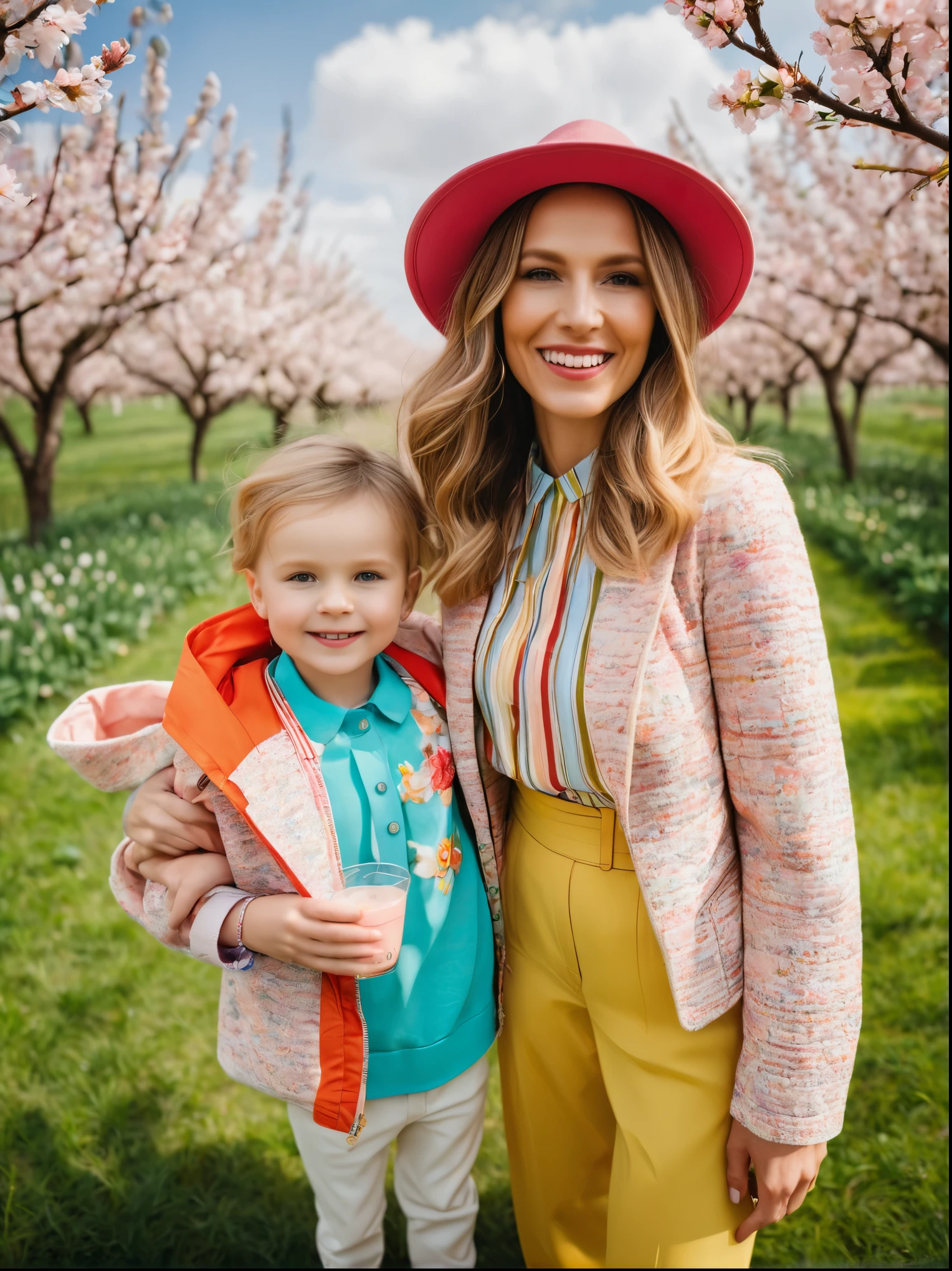 Wide-angle lens, Woman wearing fashionable spring clothes，Woman enjoying children&#39;s day carousel at night，emaciated，Serious expression，short hair，Deadly pose，Gorgeous necklace, Light milky porcelain skin, smooth, Crystal clear skin, Enchanting anime girl, Beautiful and attractive anime woman, Super realistic sweet bunny ears girl, Light porcelain white skin, smooth, realistic and perfect figure, Anime Girl Cosplay, Perfect body with realistic shadows，light smile, fang, Surrealism, drop shadow, anaglyph, stereogram, tachi-e, pov, atmospheric perspective, 8k, super detail, ccurate, best quality, anatomically correct, textured skin