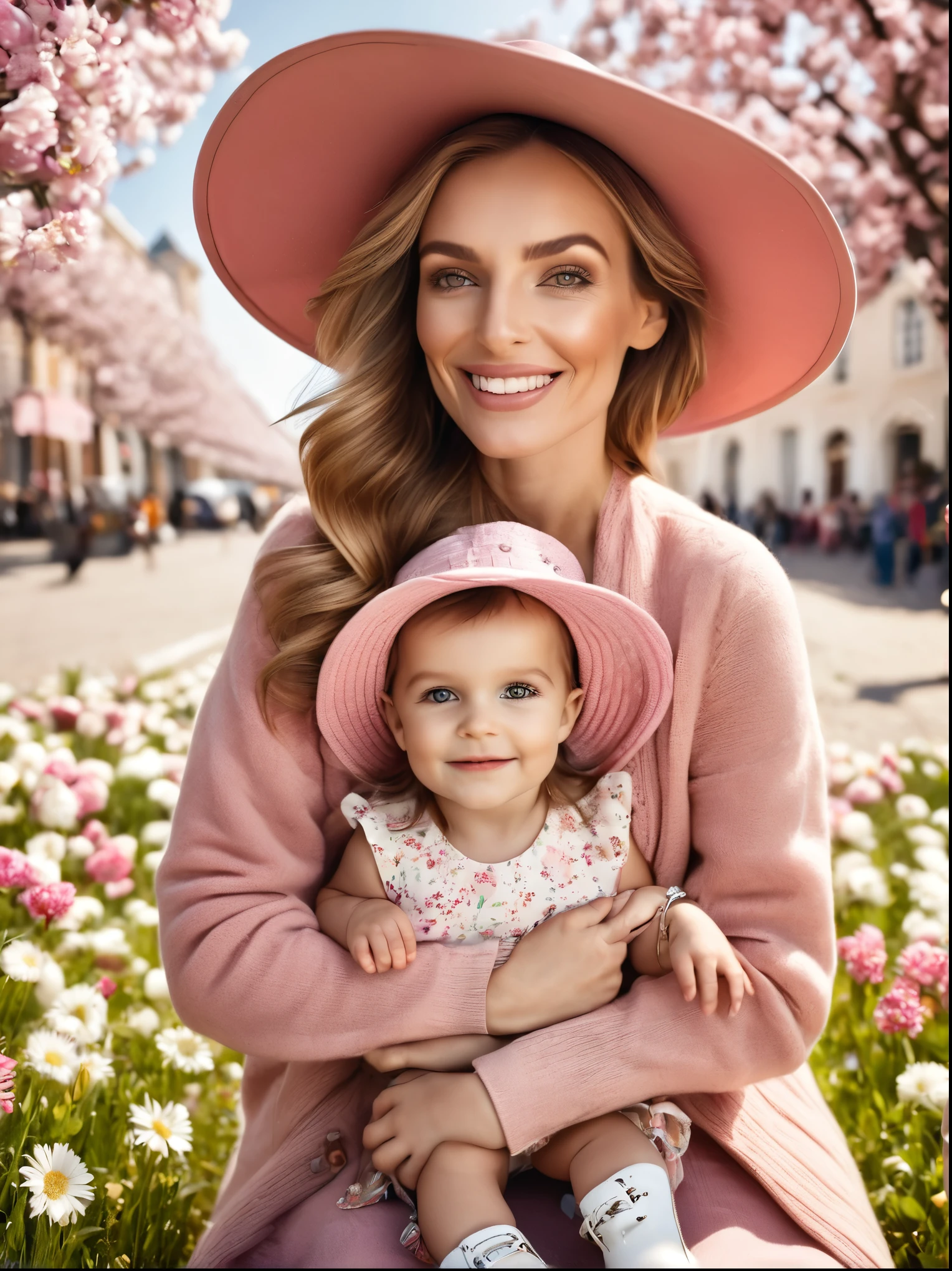 Wide-angle lens, Woman wearing fashionable spring clothes，Woman enjoying children&#39;s day carousel at night，emaciated，Serious expression，short hair，Deadly pose，Gorgeous necklace, Light milky porcelain skin, smooth, Crystal clear skin, Enchanting anime girl, Beautiful and attractive anime woman, Super realistic sweet bunny ears girl, Light porcelain white skin, smooth, realistic and perfect figure, Anime Girl Cosplay, Perfect body with realistic shadows，light smile, fang, Surrealism, drop shadow, anaglyph, stereogram, tachi-e, pov, atmospheric perspective, 8k, super detail, ccurate, best quality, anatomically correct, textured skin