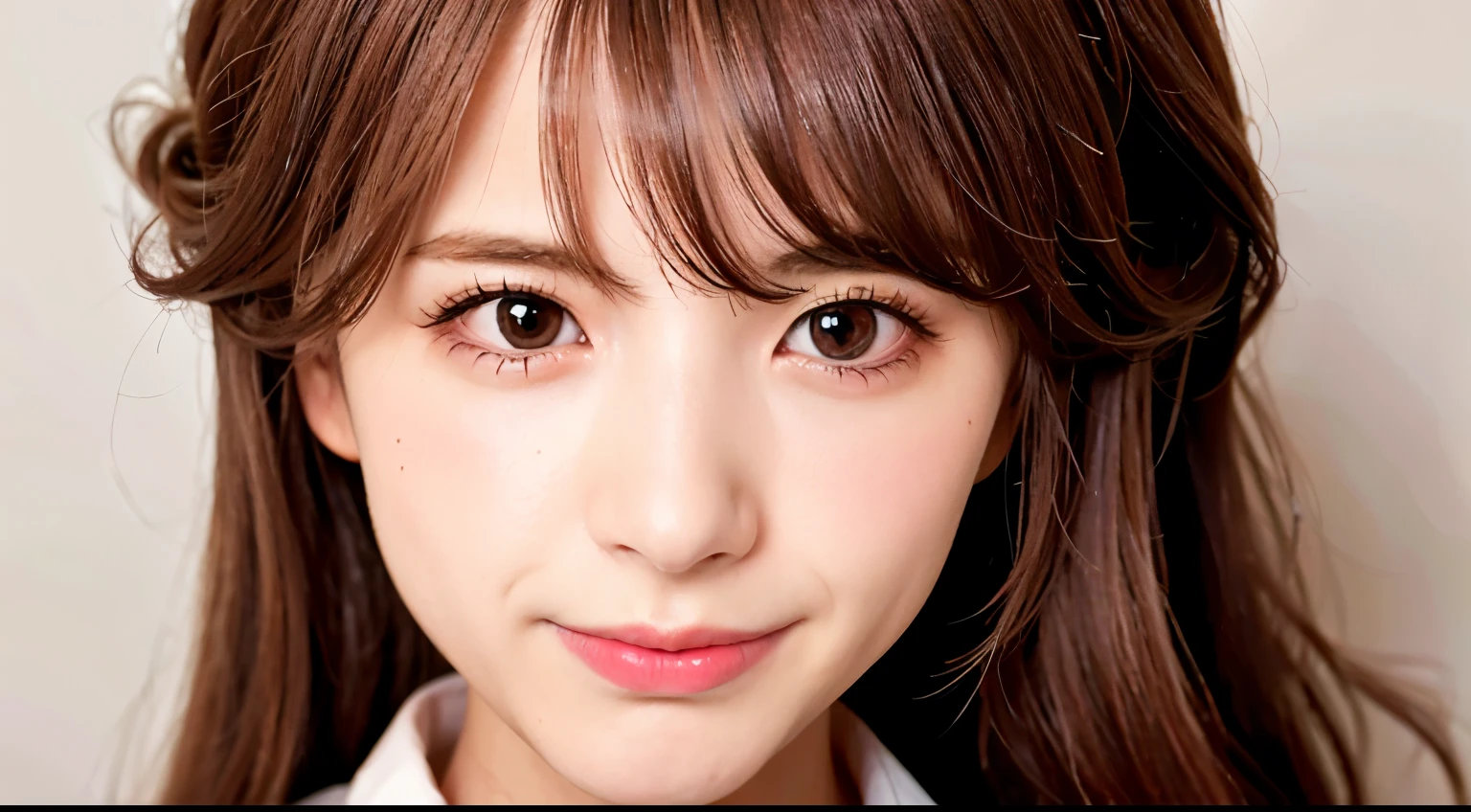 best quality, photorealistic, 8k, high res, 1girl, woman, (skindentation), (professional lighting), ((close buttoned office shirt)), (portrait:0.6), gorgeous, (long hair:1.7), (1girl eyes looking at viewer:1), ((looking at viewer:1.6)), (1girl looking at the camera), photorealistic, (bokeh), (portait:0.6), (dynamic pose:1.2), masterpiece, intricate, realistic, sharp focus, award-winning photograph,