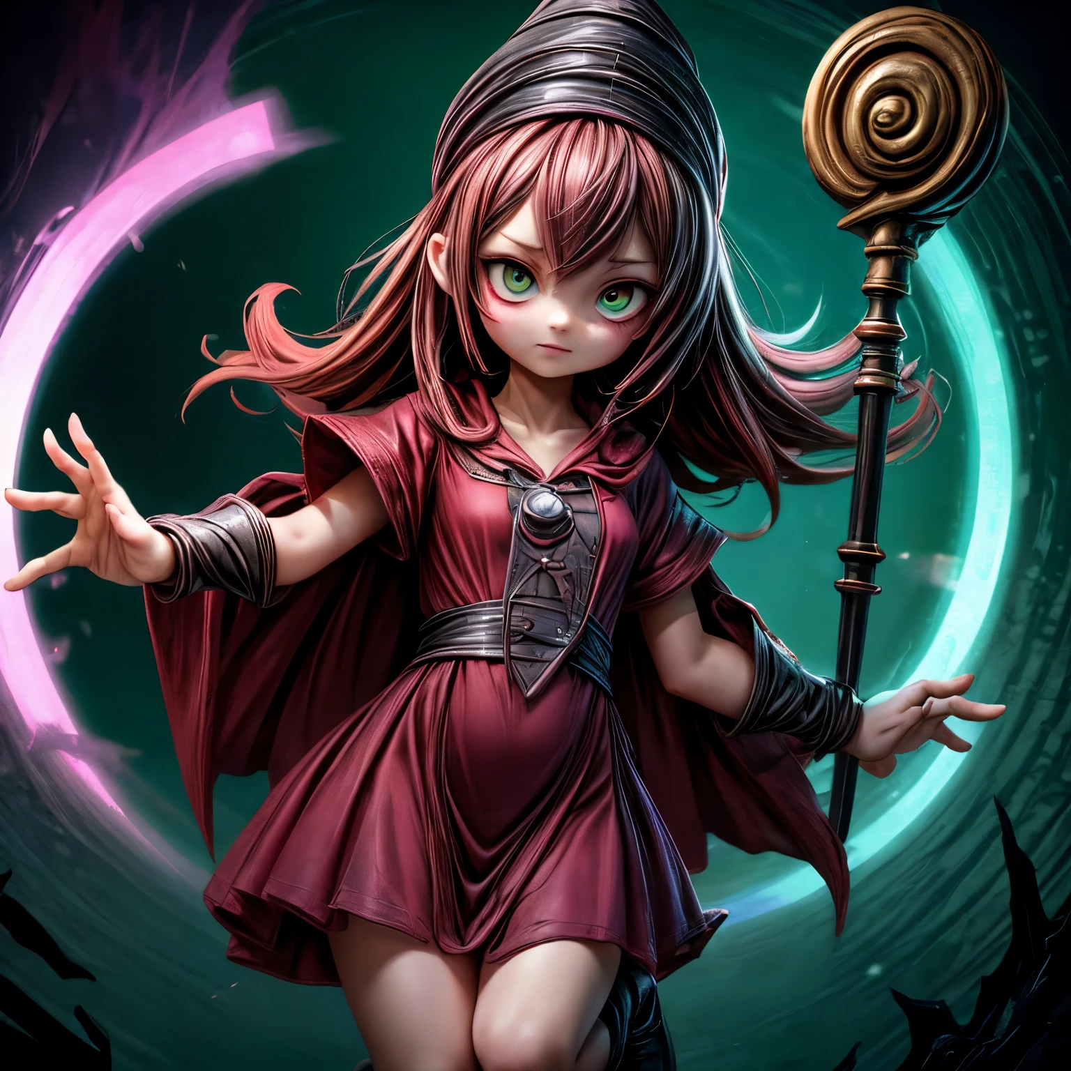 fantasy art 8k,masterpiece, magic, anime, cartoon, creature, best quality, trending on artstation,1baby girl being born from the abyss of the shadows of the void,2two creepy ghoulish nurses,souls I watch the birth of the baby,baby crib,baby care creepy ghoulish nurses,sinister,lurid,wraith green souls,night sister mother scarlet witch,Little kid girl, wearing white-and-red, mummy-like tattered robe adorned with ancient markings, face is obscured by a mask or hood, (glowing green eyes), ((levitating)), high detail, sharp focus, dramatic, photorealistic painting art ,all people green souls,lurid,necromace,green aura,fight pose,all wraith control,fantasy art 8k,masterpiece,score_9,score_8,score_7,score_8_up,score_7_up,score_6_up, commentary, commentary request creatures,marvel,blood coven,nurse dress,nurse cap,nurse mask,full body