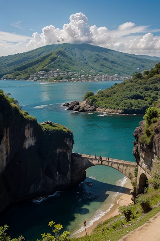 Central america natural landscape