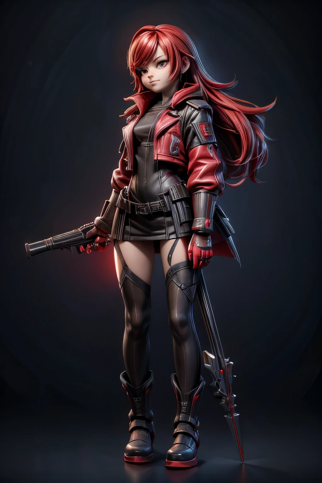 The Red Queen is a computer system that was created by the Umbrella Corporation that became highly advanced and self-aware to the point where it became evil. The Red Queen was the main antagonist in the first two Resident Evil films, then took on an anti-hero/semi-protagonist role in Resident Evil: The Final Chapter, showing that under all that evilness, there was some good in the program,appearence a girl.fantasy art 8k,masterpiece,score_9,score_8,score_7,score_8_up,score_7_up,score_6_up, game_Lunaflame_Pony_XL:0.9>
pmmkr2024, best quality, trending on artstation,
