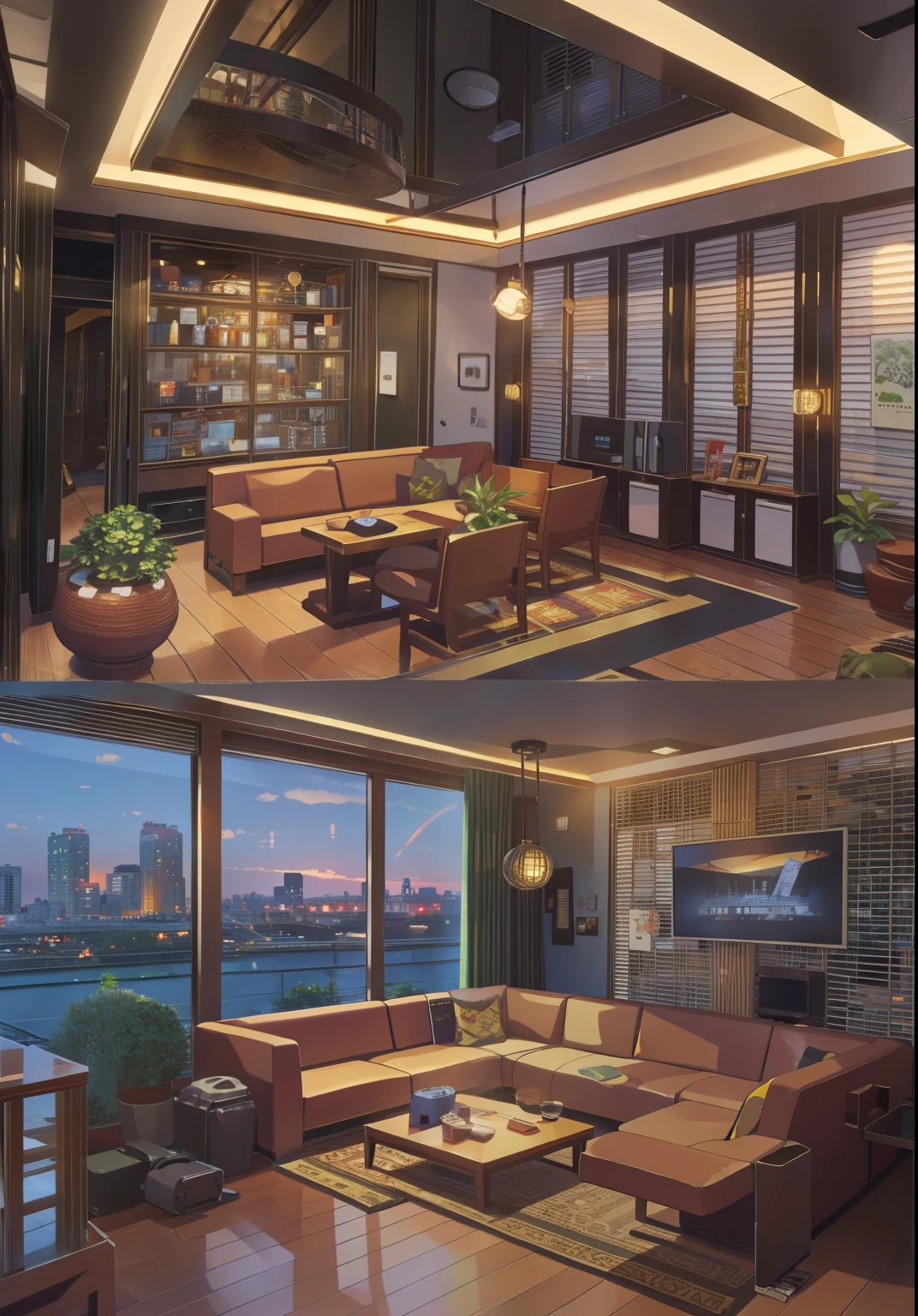 (masterpiece:1.2),best quality，indoor场景：（1.3），Sand House，Bistro，bar，bar，Karaoke，Karaoke，Karaoke，disco ball，Nightclub，Nightclub，长排sofa，多人sofa，sofa，Box，room，电视Screen，Screen，indoor场景，indoor场景，indoor场景，Modern scene，城市Modern scene，KTV，KTV，Karaoke，Singing room，Sing，microphone，indoor，street，architecture，现代architecture，现代architecture，夸张architecture，masterpiece, best quality, Ultra Detailed,HD, HDR, 8k，masterpiece, morning,100mm lens, 3d blender rendering，No humans,