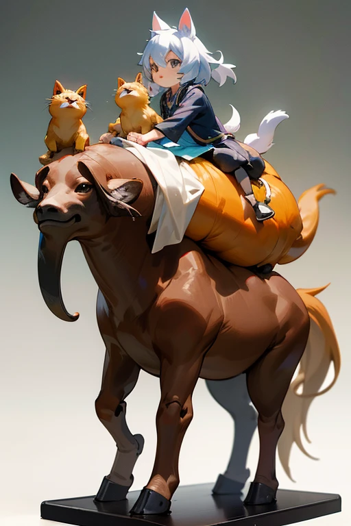 opening ceremony，快樂的氣氛
Tokyo Comic Con 
personification（Beast ears, human body and beast tail）
Toy Figures，Nendoroid 3d anime style，Anime action figure life-size wax figure platinum silicone movable statue mixed species,different kinds of animals,various species,Various animal Digimon evolutions，Ultimate Evolution，perfect body，ultimate body，UFO，有personification
數碼寶貝進化，Ultimate Evolution，perfect body，ultimate body，UFO，有personification
personification（Beast ears, human body and beast tail）Pictured with many animals including a horse，Capybara，There are cats，personification（Beast ears, human body and beast tail）
\(Lovely,Kawaii,16 years old),quality\(masterpiece,high resolution,top-quality,top-quality,提high resolution,RAW photos,Best quality,Very detailed\)