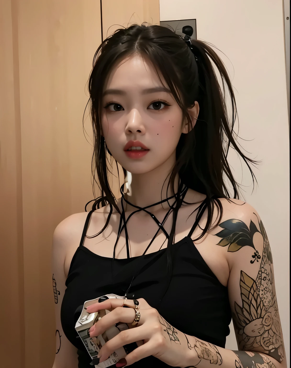 Jenni Blackpink HD with cute lips and huge
