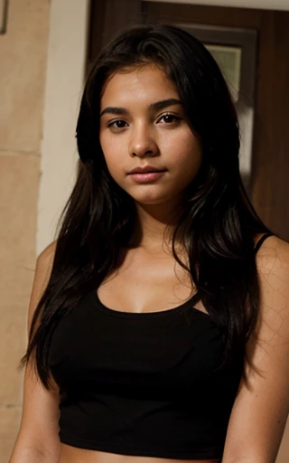 Mujer adolescente. Linda