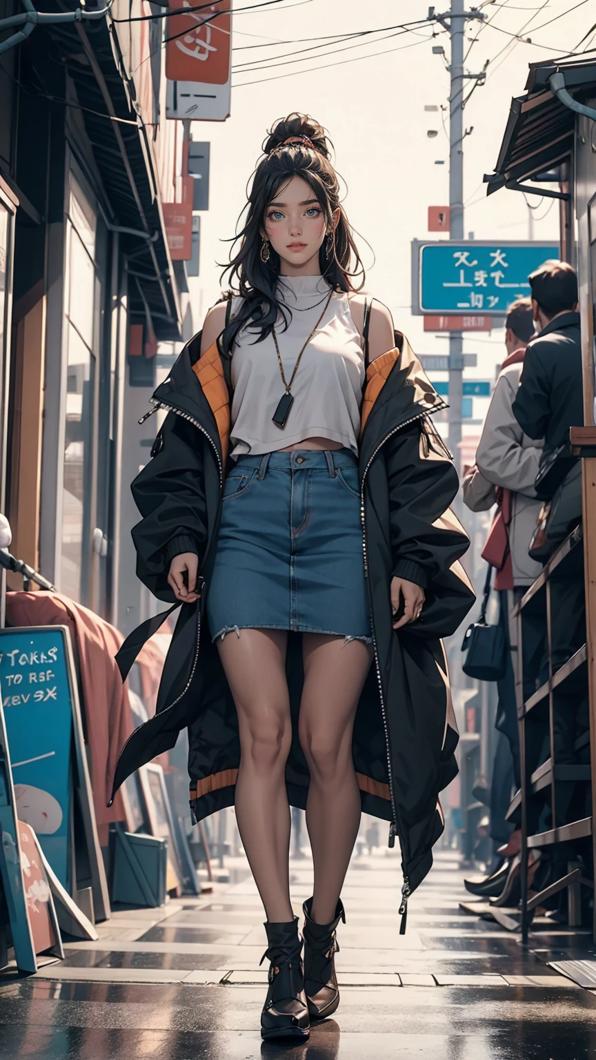 road, girl, Scenes where you can talk, Trouble, big