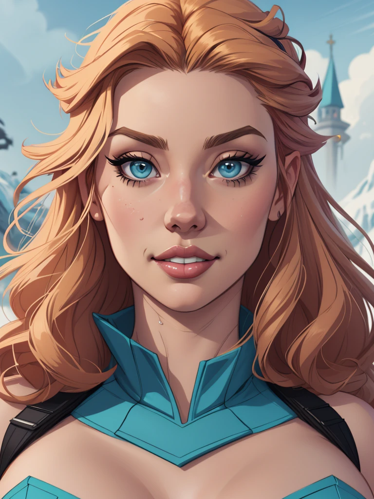 Personagem mulher estilo atompunk Fiona rainha Anna de Arendelle com marcas de guerras Imagem de desenho animado de uma mulher .Ilustra??o estilo desenho animado, estilo de arte dos desenhos animados, estilo de arte dos desenhos animados, digital illustration style, estilo atompunk design de personagens altamente detalhado, arte digital detalhada coragem, Forest fan art, Design de personagens de retrato, beautiful digital illustration, retrato de alta qualidade, Arte em quadrinhos, mulher jovem cabelo com transas lindas . Queen Anna of ArendelleBeautiful lined eyes Medium large bust and wonderful sexy clothes. image expression of sexual desire from waist to head illustration Queen Anne of Arendelle atompunk style Fallout 4 style pose a close-up of a woman with a flower in her hair, obras de arte no estilo de guweiz, extremely detailed digite germe, digite germe. alto detalhe, style digite germe, digite germe. anime illustration, digite germe portrait, modelo uniforme | digite germe, digite germe and rossdraws playboy