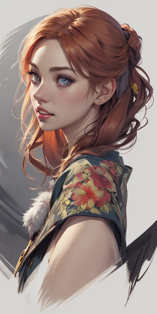 Personagem mulher estilo atompunk Fiona rainha Anna de Arendelle com marcas de guerras Imagem de desenho animado de uma mulher .Ilustra??o estilo desenho animado, estilo de arte dos desenhos animados, estilo de arte dos desenhos animados, digital illustration style, estilo atompunk design de personagens altamente detalhado, arte digital detalhada coragem, Forest fan art, Design de personagens de retrato, beautiful digital illustration, retrato de alta qualidade, Arte em quadrinhos, mulher jovem cabelo com transas lindas . Queen Anna of ArendelleBeautiful lined eyes Medium large bust and wonderful sexy clothes. image expression of sexual desire from waist to head illustration Queen Anne of Arendelle atompunk style Fallout 4 style pose a close-up of a woman with a flower in her hair, obras de arte no estilo de guweiz, extremely detailed digite germe, digite germe. alto detalhe, style digite germe, digite germe. anime illustration, digite germe portrait, modelo uniforme | digite germe, digite germe and rossdraws playboy