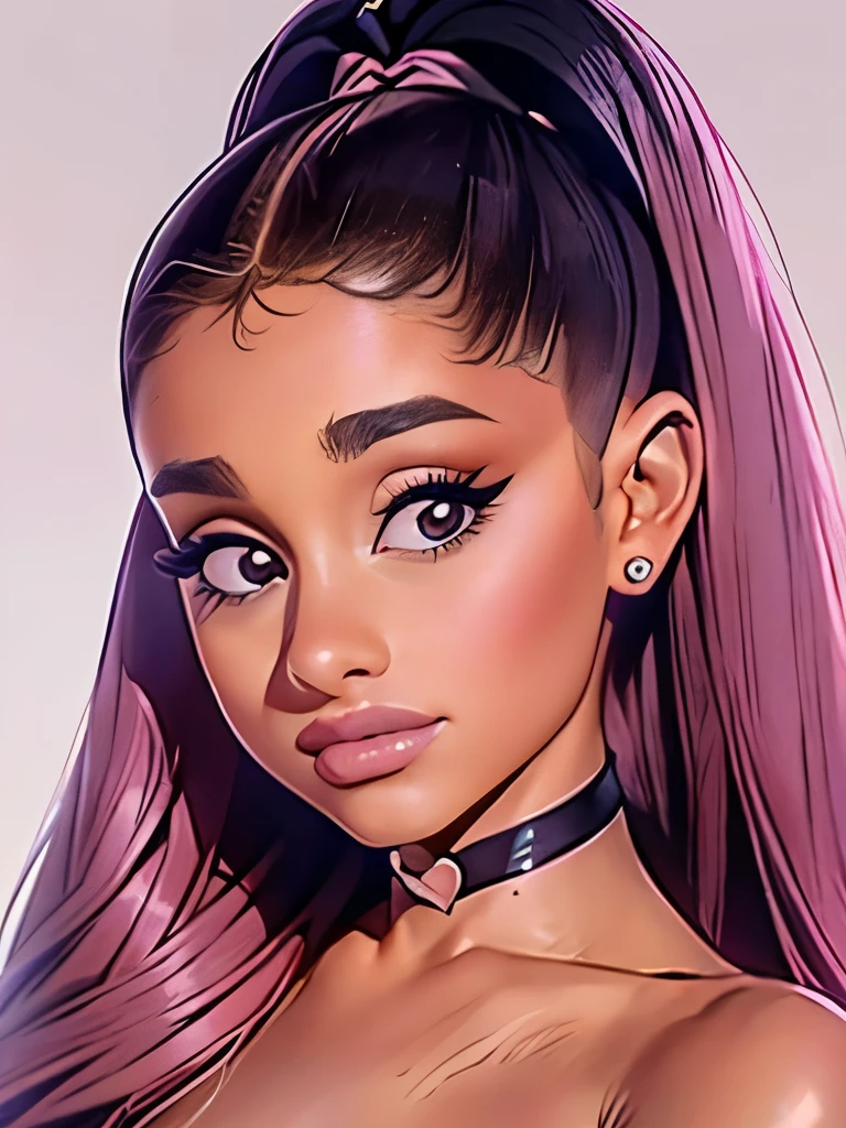 um close de uma mulher, ariana grande, fotografia de ariana grande, ariana grande, retrato de ariana grande, ava max, retrato de Kim Petras, face like exposed ester, bela obra de arte, photo shoot for glossy magazine, papoula, alexa grace, 