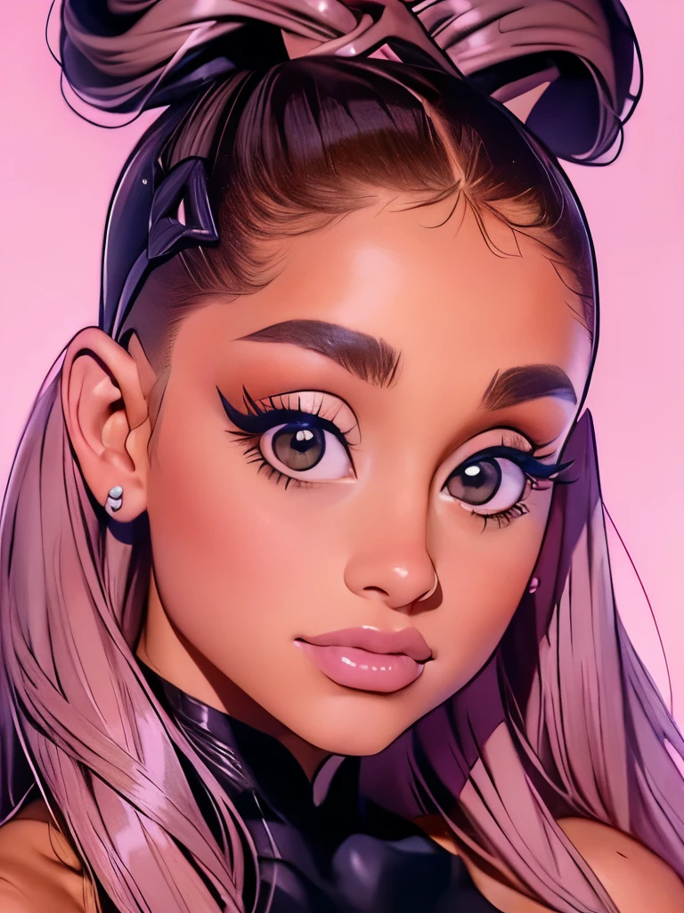 um close de uma mulher, ariana grande, fotografia de ariana grande, ariana grande, retrato de ariana grande, ava max, retrato de Kim Petras, face like exposed ester, bela obra de arte, photo shoot for glossy magazine, papoula, alexa grace, 