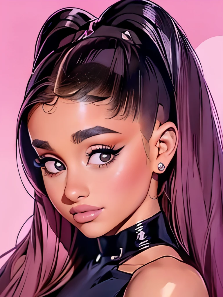 um close de uma mulher, ariana grande, fotografia de ariana grande, ariana grande, retrato de ariana grande, ava max, retrato de Kim Petras, face like exposed ester, bela obra de arte, photo shoot for glossy magazine, papoula, alexa grace, 