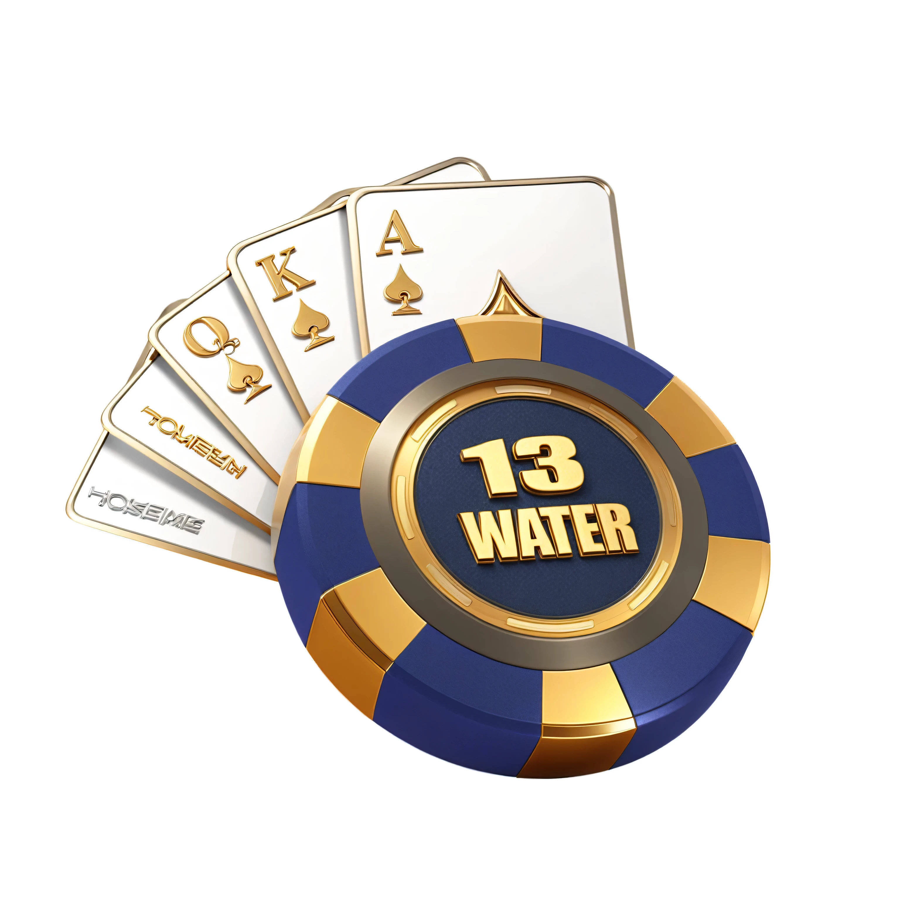 3D trophy gold material, 3D rendering using C4D style. Ultra-metallic, this image has a smooth texture and matte finish, illuminated by a soft light source and enhanced with ray tracing effects, set against a white background at 4K resolution;