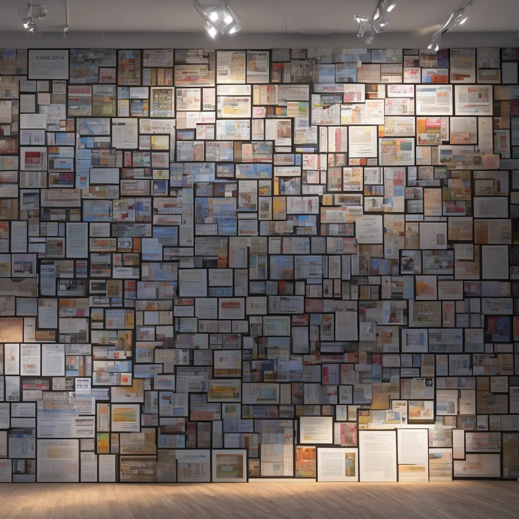 Front level view of the clue wall, Basement lighting