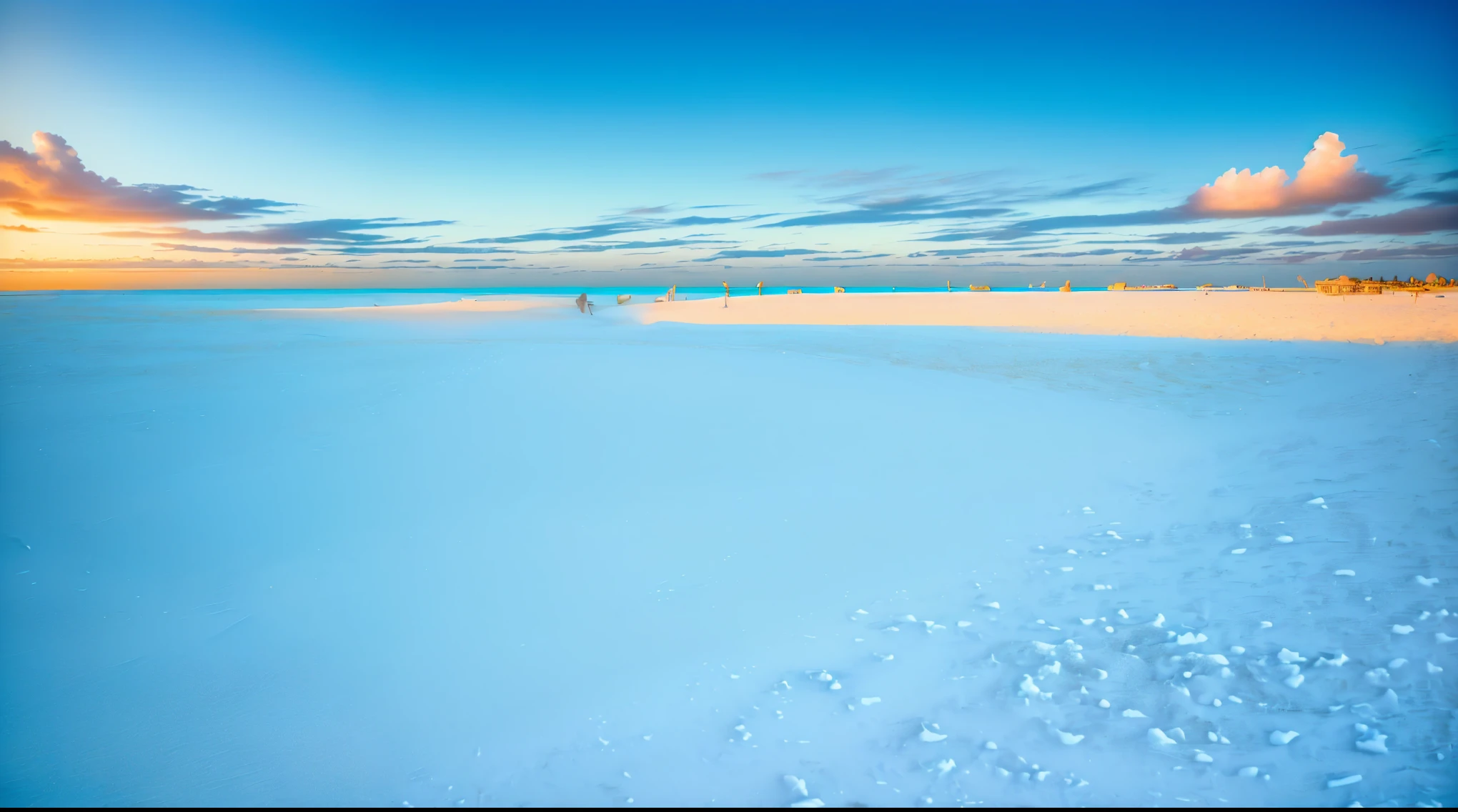 there is a beach with a White Sands and blue water, White Sandsy beach, White Sands beach, varadero beach, carribean White Sands, Aruba, White Sands, White Sands滩, Bahamas, Okinawa, Japan, FLS, cuban, Caribbean turquoise water, Lisa Christine, Photo showing, Beautiful, Panorama