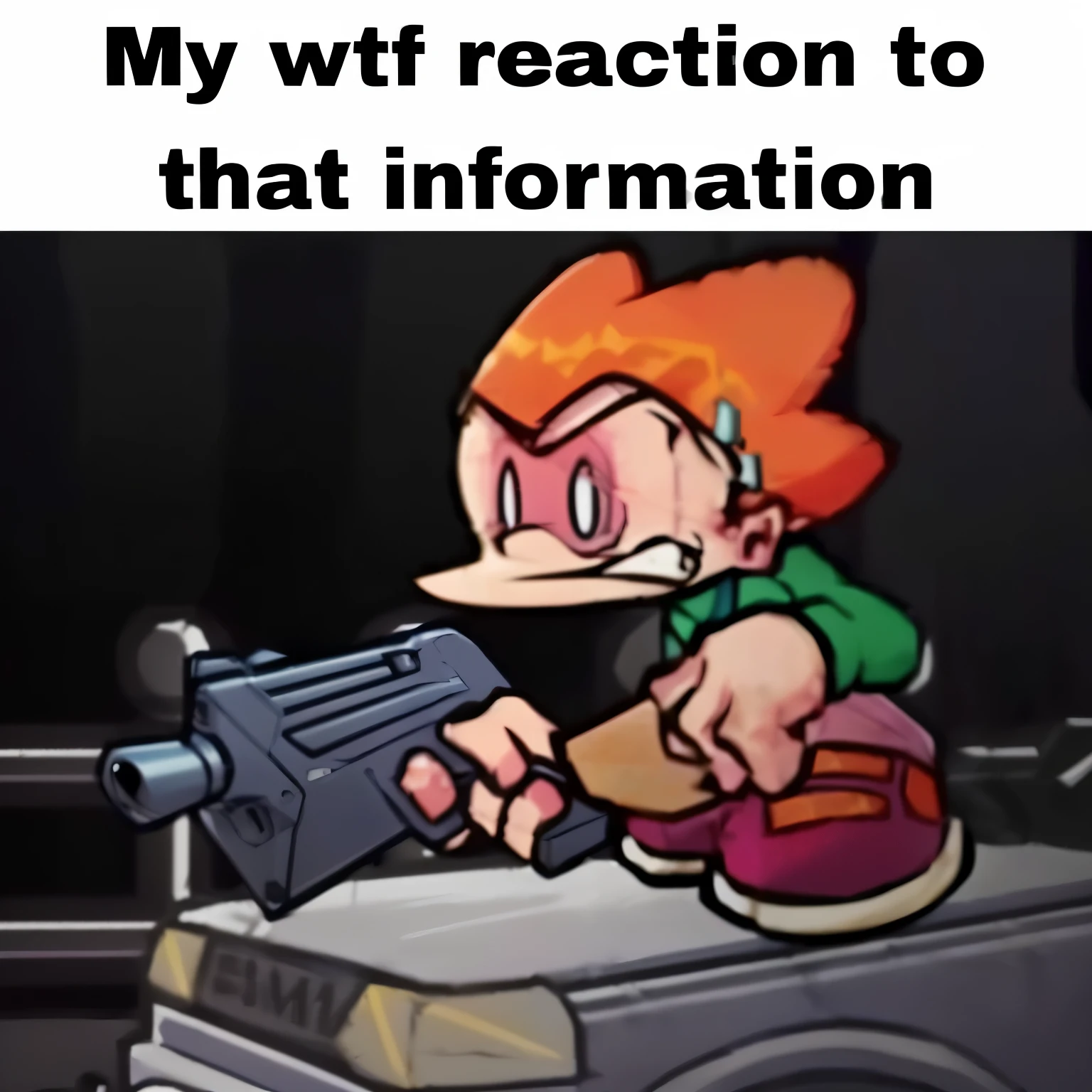 cartoon of a with a gun and a caption that says, my wtf reaction to that Information, Ele devolve o memes, the average redditor, memes, Information, average redditor, muito preciso, vinny de molho de vinho, IMAGEM PRECISA, merda, eu mesmo, altamente acurado, 🔞🤡, He's in shock, aaaaaaaaaaaaaaaaaaaaa, muito preciso photo, reddit