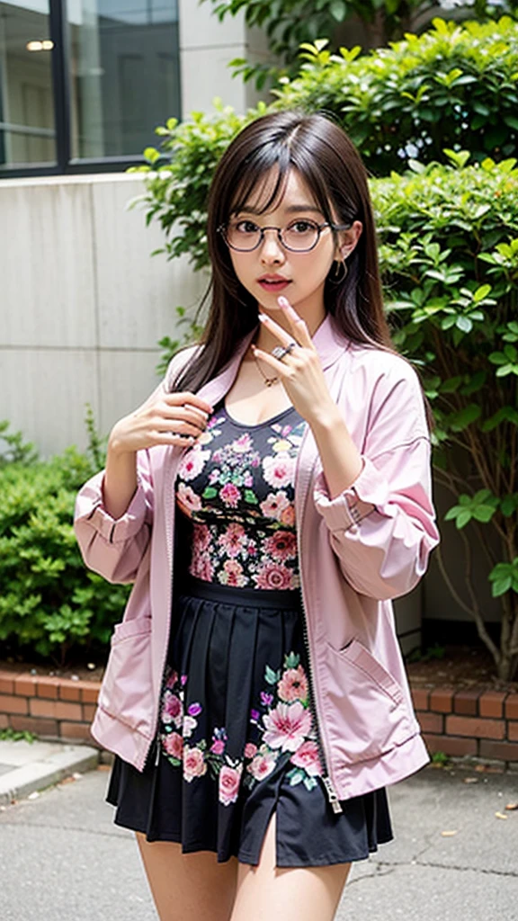 Cute girl, Soft moe, Fat face like a baby, Large, round eyes, wearing glasses, Black hair, 穿着粉white色校服, Rubbing my eyes with a heavy heart, white色背景, purple, pink, Fill with solid black, Line art, Detailed depiction, Fine writing, Hiro Yamagata, spring, Lots of tattoos, Many rings, Lots of bangles, Flashy Nails, beautiful girl, solo, attractive, niji 6, multi color, the same pose, springらしい衣装パステルカラーのトップス, pink, Mint green, Blouses and shirts in soft colors such as lavender, Floral Print, Floral dresses and skirts, Lightweight jacket, A lightweight jacket that's easy to wear on warm days, Bright colored bottoms, Pants or skirts in light colors such as light gray, beige, white, Flat shoes or sandals, Supports light walking, casual, springらしい帽子やスカーフ, Small items such as earrings, Add an accent to your outfit, Add an accent to your outfit, The agricultural gals are energetically working in the expansive green fields. Their smiles are bright as they wear their work clothes and farming hats. The wind gently sways the plants, filling the air with the fresh scent of soil. They work diligently, with sweat dripping from their hands, yet they tenderly nurture the plants. Their presence harmonizes with nature, and their passion for providing fresh produce to their local community and markets is palpable. Meanwhile, their confident expressions and determined strides signify their establishment in the agricultural world, showcasing their importance., gorgeous, Beauty, Line art, Writing a fine background, uniform, too skinny, Okinawa cute girl, g, multi color, attractive, best quality, ultra-detailed, extremely detailed, 4K, 8K, best quality, beautiful, pencil drawing, watercolor pencil3, sketch, realistic, real, dynamic angle, dynamic angle, look down from above, focus on the face0, a cute girl, a cute girl, a cute girl, 1girl, solo, solo, miniskirt, beautiful blue hair, beautiful blue eyes, beautiful eyes, light brown-asterpiece, ultra detailed, hyper detailed, insanely detailed, detailed, high quality, best quality, exquisite, beautiful, woman, shy, wink, making a V sign, looking at viewer, black hair, big eyes, slant eyes, wide-eyed, heterochromia, with heart-shaped pupils, wheatish skin, skirt, choker, with a tattoo, piercing, beauty mark, freckles, blush, nail polish, long hair, twintail, very long hair, long hair, twintails, spiked hair, flipped hair, ahoge, shiny hair, wavy hair
