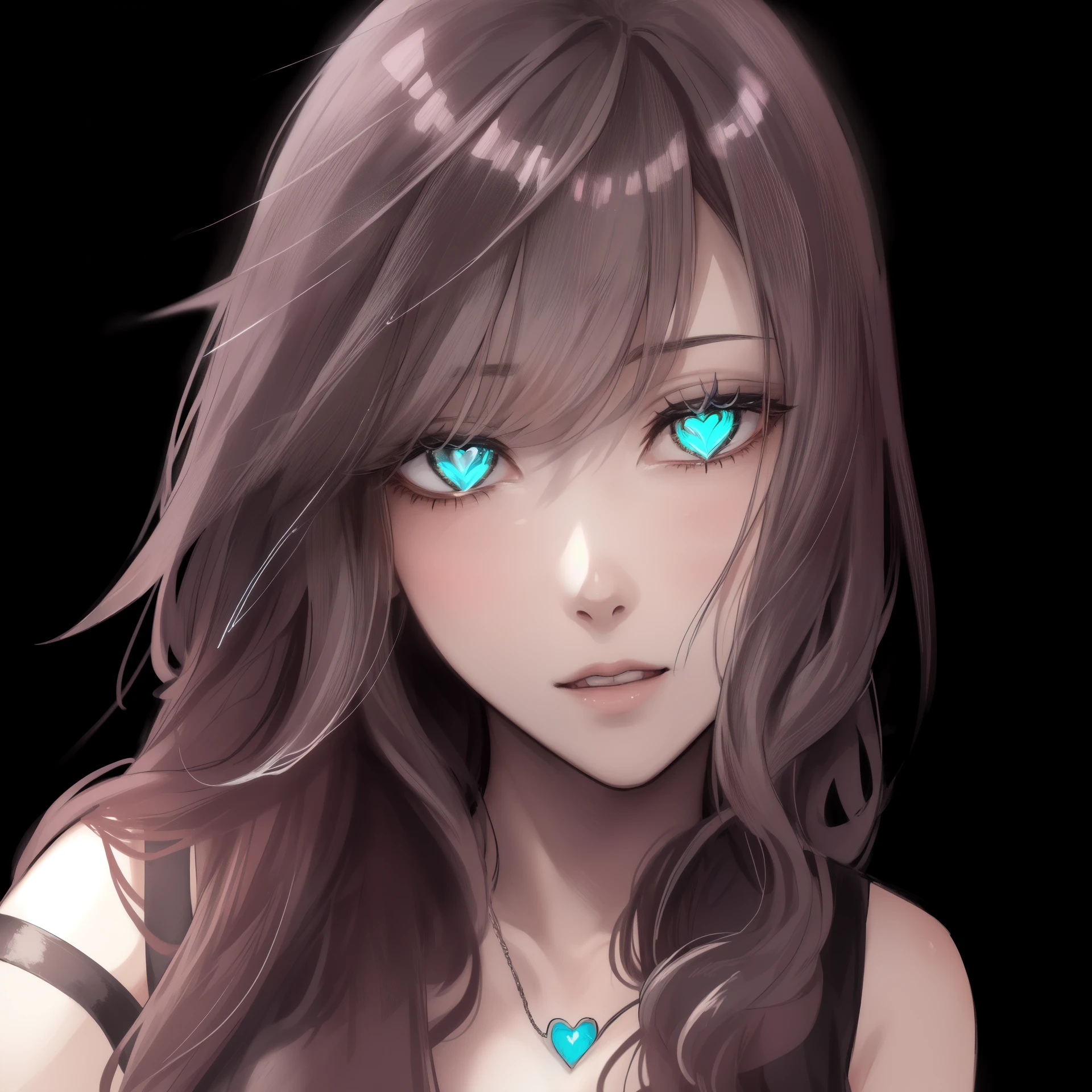 An ethereal drawing of a woman with a glowing, (((bioluminescent heart))), representing the essence of feminine dreams and desires
全身