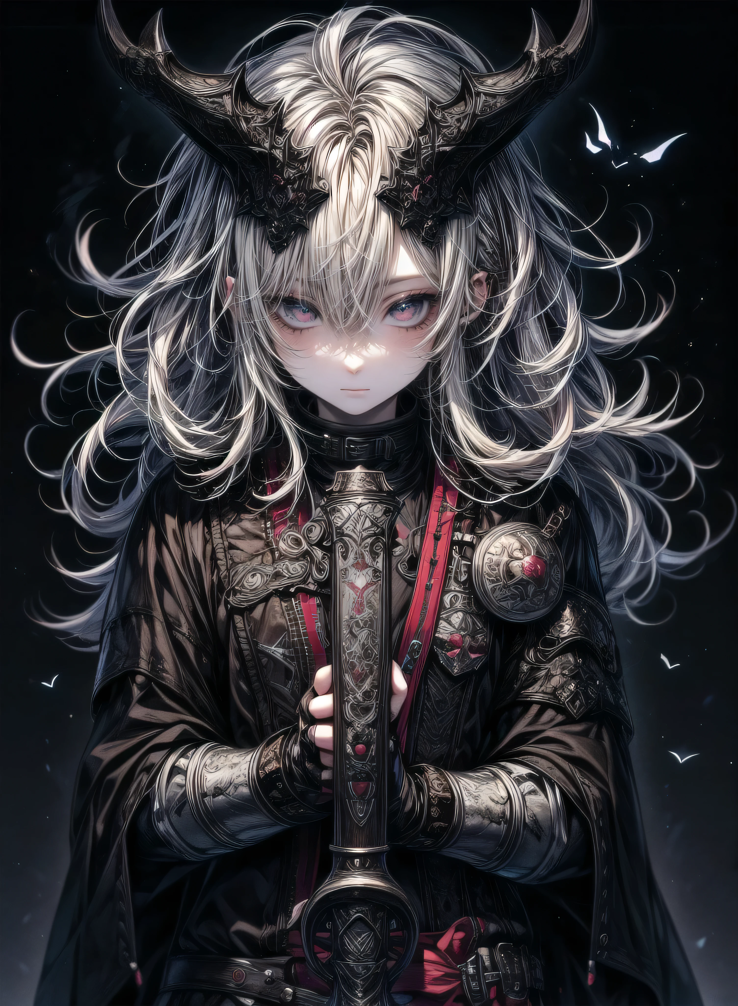 absurdres, highres, ultra detailed, (1boy:1.3), BREAK, infrared photography, otherworldly hues, surreal landscapes, unseen light, ethereal glow, vibrant colors, ghostly effect, 1 Viking Warrior, light Blond hair, ((braded hair)), Viking axe, leather armor, brown and black clothing,