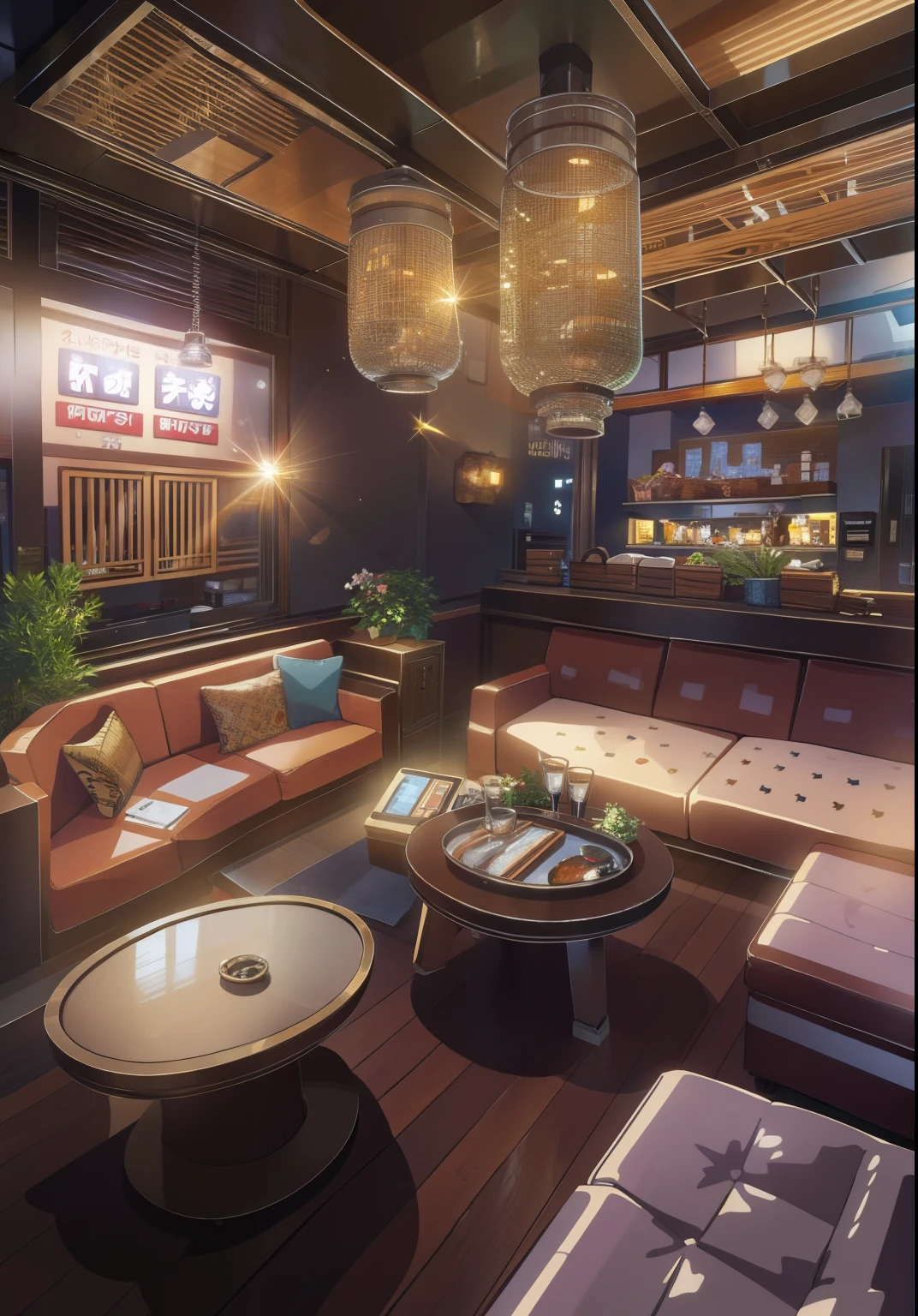 (masterpiece:1.2),best quality,indoor场景:(1.3),Sand House,Bistro,KTV,KTV,KTV,KTV,bar,bar,Karaoke,Karaoke,Karaoke,disco ball,Nightclub,Nightclub,长排sofa,多人sofa,sofa,Box,room,电视Screen,Screen,indoor场景,indoor场景,indoor场景,Modern scene,城市Modern scene,KTV,KTV,Karaoke,Singing room,Sing,microphone,indoor,street,architecture,现代architecture,现代architecture,夸张architecture,masterpiece, best quality, Ultra Detailed,HD, HDR, 8k,masterpiece, morning,100mm lens, 3d blender rendering,No humans,