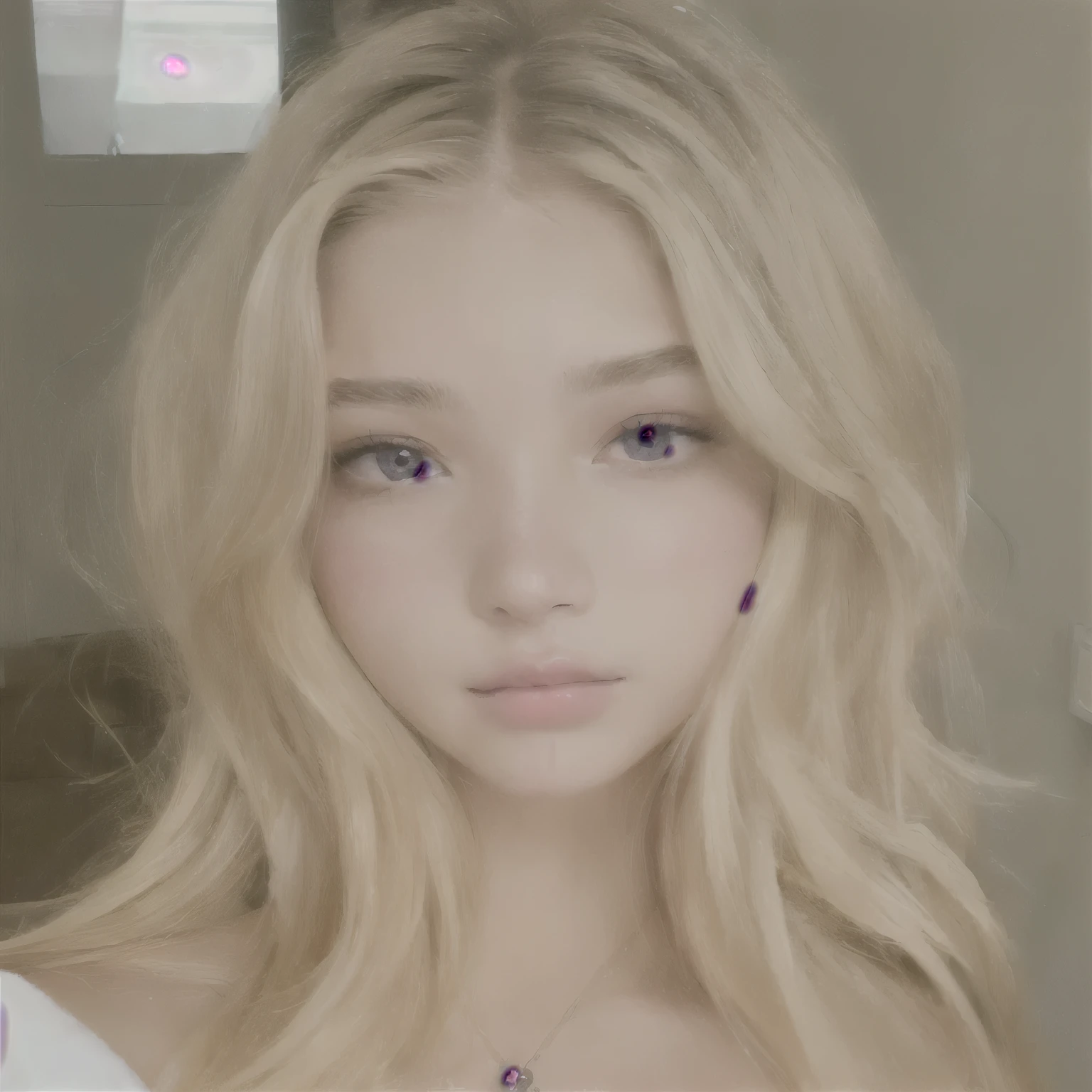 un primer plano de una mujer con cabello largo y rubio y ojos azules, cabello rubio y ojos grandes, pale skin cabello rubio rizado, pale skin, suave e impecable, long cabello rubio y ojos grandes, pelo largo y rubio y ojos grandes, cara perfecta ), pale skin y brillante, pale skin suave natural, pale round face, una chica con cabello rubio, cara extremadamente hermosa, cara muy bonita