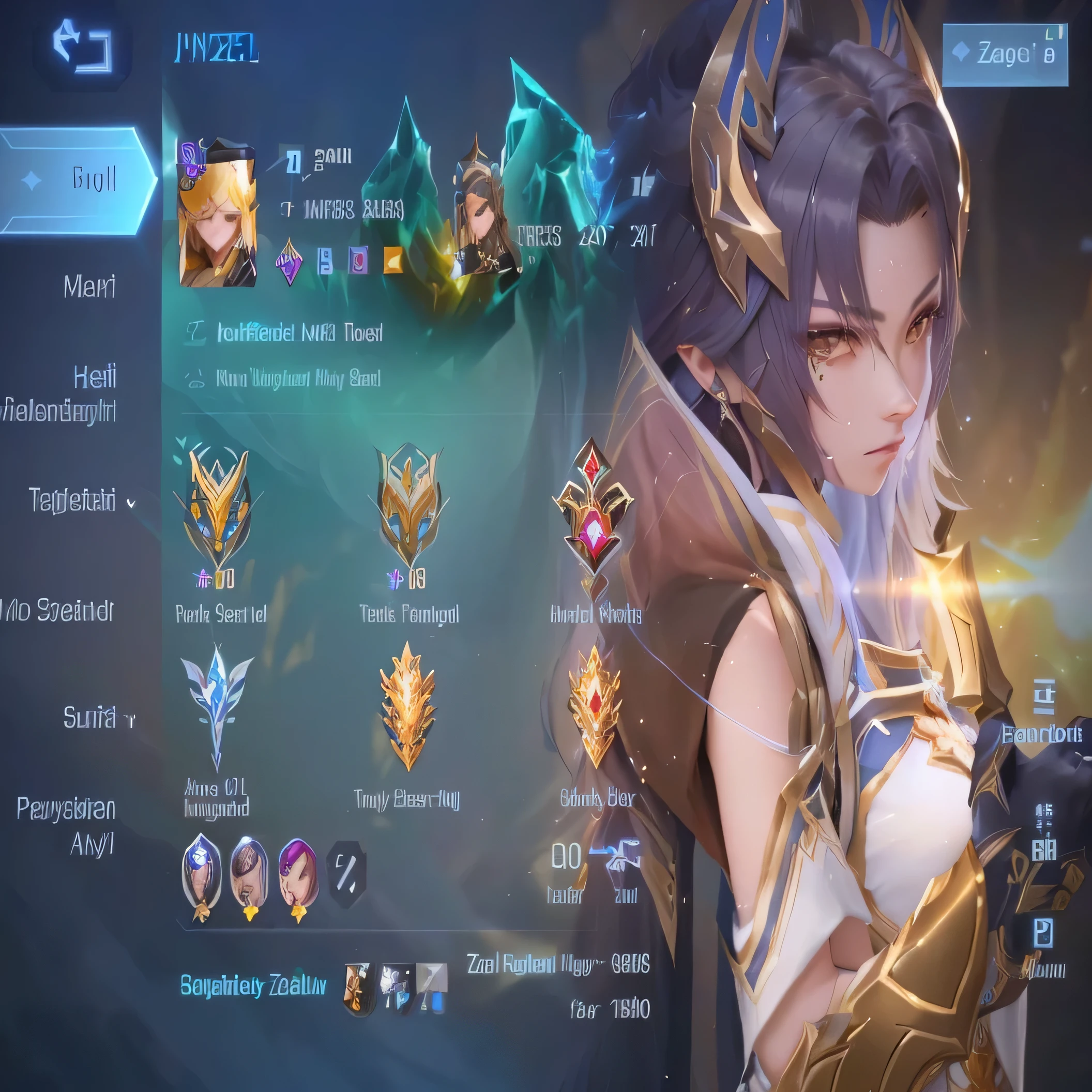 a close up of a person holding a sword in a game, zenra taliyah, heise jinyao, mobile legends, taliyah, full protrait, tane skin, raziel irl, youthful taliyah, ayaka game genshin impact, 8 k hd wallpaperjpeg artifact, 8k hd wallpaperjpeg artifact, onmyoji detailed art