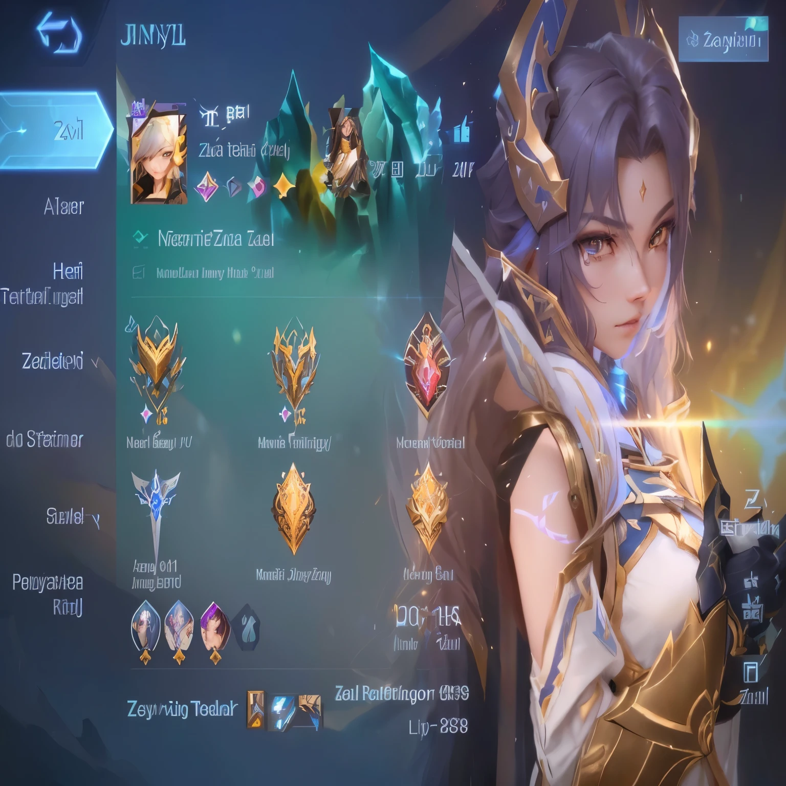 a close up of a person holding a sword in a game, zenra taliyah, heise jinyao, mobile legends, taliyah, full protrait, tane skin, raziel irl, youthful taliyah, ayaka game genshin impact, 8 k hd wallpaperjpeg artifact, 8k hd wallpaperjpeg artifact, onmyoji detailed art