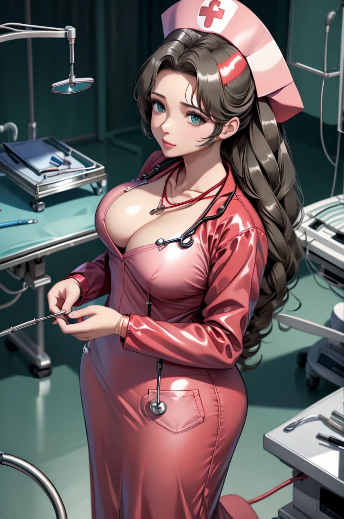 nurse uniform,hospital, latex nurse suit,nurses,busty,elbow gloves,labcoat,black hair woman,red eyes , gigantic ,medical instruments,asian nurse,two nurses,speculum,examination room,oversize ,big ass ,strap on, lay on table ,legs spreaded,giving birth,gyno chair , dentist,Milf,latex,red uniform,oversize breasts