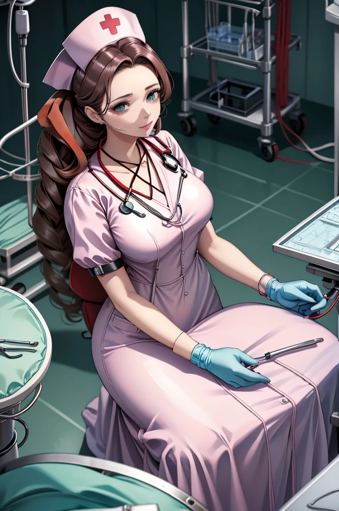 nurse uniform,hospital, latex nurse suit,nurses,busty,elbow gloves,labcoat,black hair woman,red eyes , gigantic ,medical instruments,asian nurse,two nurses,speculum,examination room,oversize ,big ass ,strap on, lay on table ,legs spreaded,giving birth,gyno chair , dentist,Milf,latex,red uniform,oversize breasts