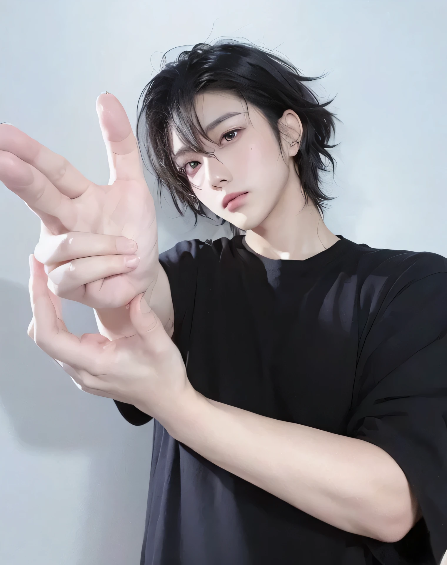 Black hair, jeon Jungkook, jungkook, cute face, cute eyes, cute,jeon Jungkook, ulzzang boy, ulzzang, Korean ulzzang, boy, ulzzang