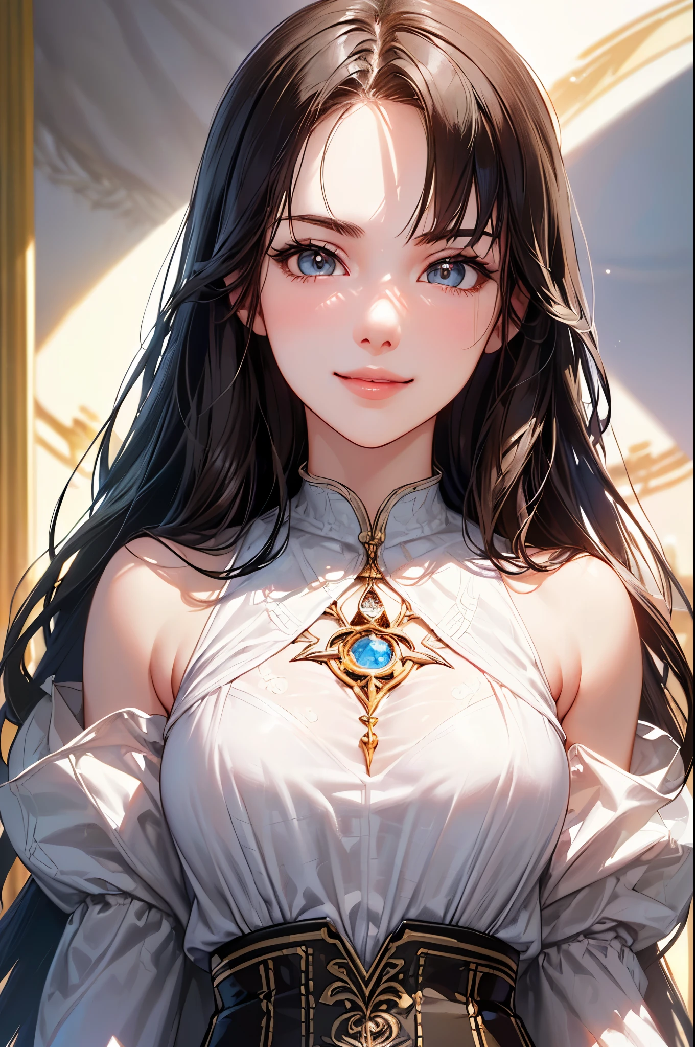 ((Biologically correct limb count))、(( Illustrations including faces))、4K、Masterpiece、((Focus on the face))、((Symmetrical, well-proportioned facial features))、Eyes with delicate depictions、Beautiful woman、Outstanding style、Slender Body、(shirt、High heels、((skirt)))、(Looking up、smile)、((Upper body close-up))、The background is a hangar、((Realistic photo))