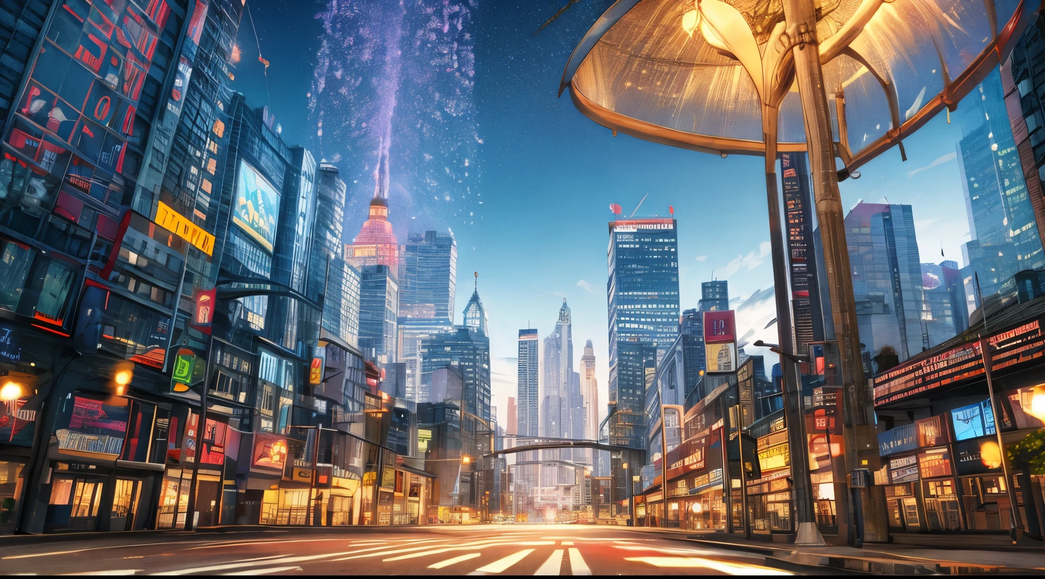 master piece, best quality, detailed, ((background only)), day, , city lights, modern,