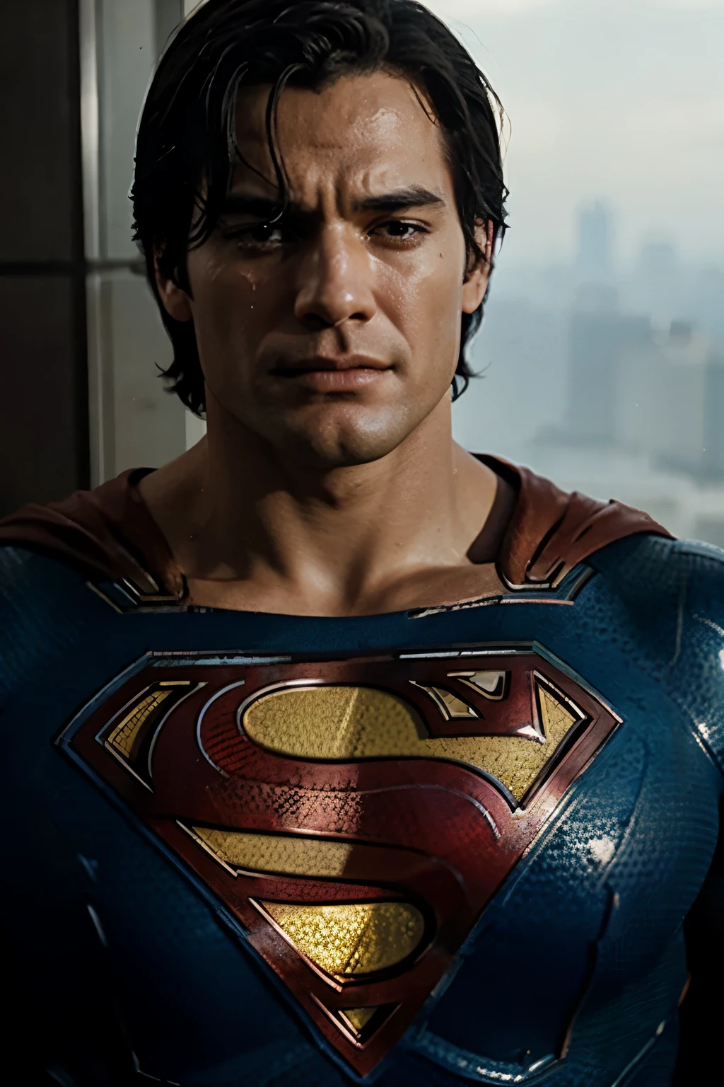 Superman crying 
