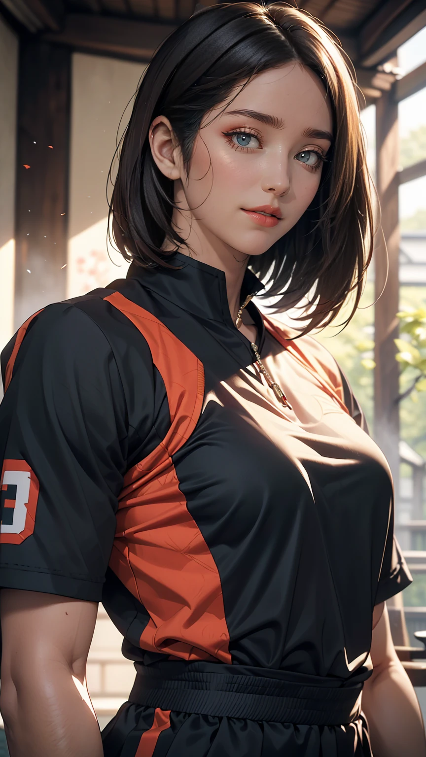 ((最high quality, 8k, masterpiece: 1.3, Ultra HD, high quality, 最high quality, High resolution, realism)) 、A stunningly beautiful 22-year-old Japanese woman、Hair color is black、black eye、Medium Hair、Straight hair、smile、A slim but well-proportioned muscular body、Athlete-like figure、I&#39;I don&#39;t want my head to disappear from the screen..、Wear accessories on your wrist、Wearing red nail polish、Having a pedicure、Sitting on the veranda of a Japanese house in rural Japan、that&#39;summer、Wind chimes are hanging from the eaves.、barefoot、There is a basket full of tomatoes and carrots on the balcony..、The basket is made from woven bamboo strips.、In front of the balcony is a courtyard.、There is a well with a hand pump in the courtyard..、Wear a yukata