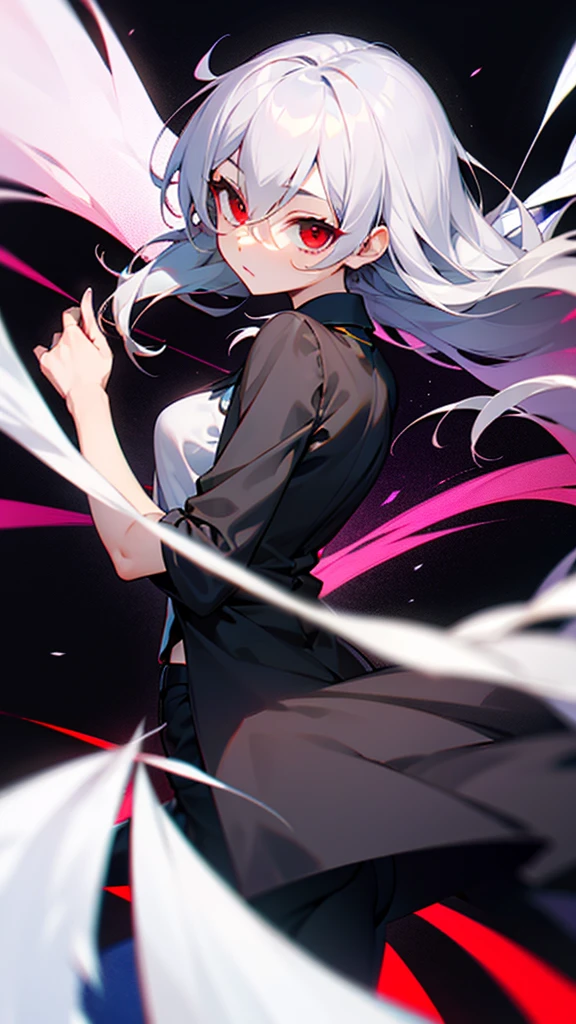 Highest quality　I have long hair　Sagume Rare God　Feathered 　Red eyes　I don't have anything　vampire　Odd Eye　kind