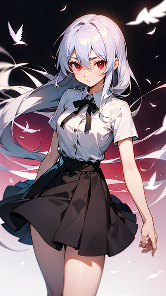Highest quality I have long hair Sagume Rare God Feathered Red eyes I don't have anything vampire Odd Eye kind Miko costume
