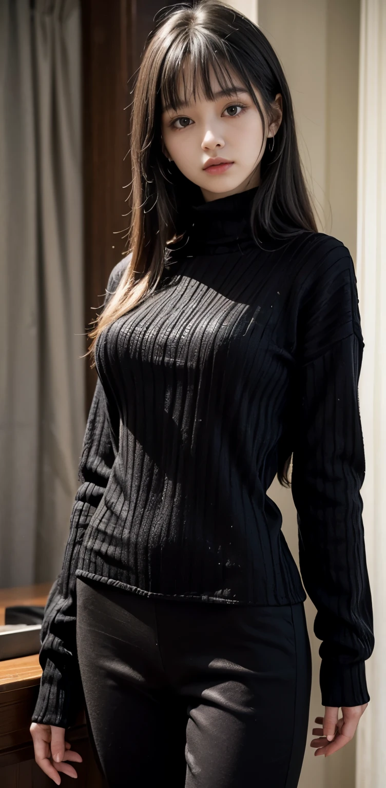 masTerpiece、((black meTallic sweaTer))、 ((plug suiT)), ((beauTiful girl:1.2))、I don't'T'No arms.、Mechanized body、Mechanized chesT and abdomen、mechanized occipuT、Mecha leg rack meTallic suiT ThaT fiTs perfecTly To The body、 Are sTanding、Tied up、Metal robot、((Cyberpunk Background))、(neon lighT)、(FuTurisTic machine facTory background)、Cyberdyne、arTificial body、All meTal body、Ironwork、Abdominal structure、((robot arm and hand))、((Robot legachine Neck))、Inside The spaceship、beauTiful girl、、asian beauTy, (AcTuaTor and cable exposed from abdomen.、Connect the neck to the torso of the meTal robot、Complex 3d rendering beauTiful porcelain profile super be familiar wiThd female android face、cyborg、Robot parts、150mm、SofT lighT in a beauTiful sTudio、rim lighT、vivid deTails、Gorgeous Cyberpunk、Ren Hao、Ultra-realistic、anaTomical、Facial muscles、Cable Wire Microchip、eleganT、beauTiful background、ocTane rendering、HR giger sTyle、8K、highesT qualiTy、masTerpiece、enlighTenmenT、very delicaTe and beauTiful、 Very familiar CG、uniTy、wall-、(realisTic、PhoToreal:1.37)、wonderful、be familiar wiTh、masTerpiece、highesT qualiTy、official arT、Highly be familiar wiThd CG uniTy 8k wallpaper、Absurd、Incredible、、roboT、Silver Beads、Esbian all over、 Are sTanding