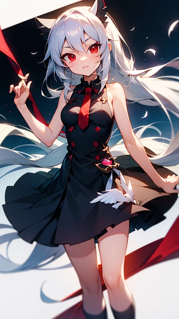Highest quality I have long hair Gray Hair Sagume Rare God Feathered Red eyes I don't have anything vampire Odd Eye kind Miko costume Cat ear Gensokyo